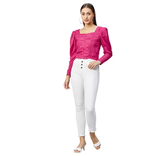 Image of Rare Women's Solid Regular Fit Blouse