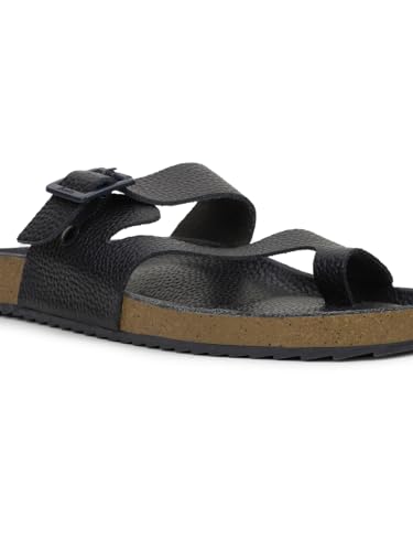 Image of Bata 8755 NEW BIO MILLED E: Men's Maroon Casual Slip-On Thong Slippers for Stylish Comfort