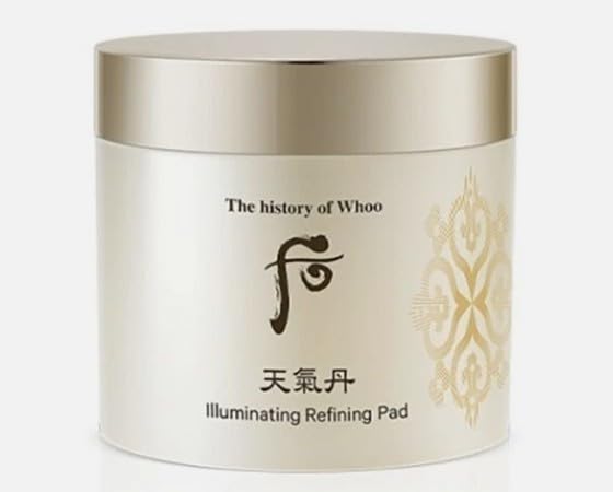 The History of Whoo Illuminating Refining Pad, 160ML (60PCS)