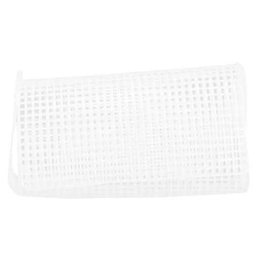 BEBEMOKO Rete di Plastica Foglio di Rete per Sacchetti Materiale per Progetti all Uncinetto Punto Croce Decorazioni Segnalibri Sottobicchieri