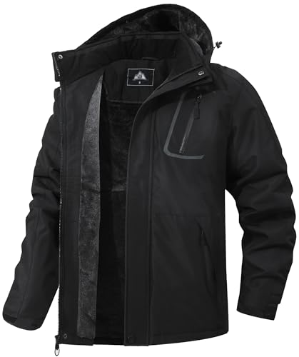 MAOYSSEN Herren Winter Skijacke wasserdichte winddichte atmungsaktive Jacke...