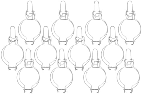 NUOBESTY Kavanozlar için tel kıskaçlar, 12 adet, paslanmaz çelik, yay mekanizmalı, mutfakta hava geçirmez kilit için - Görsel 1