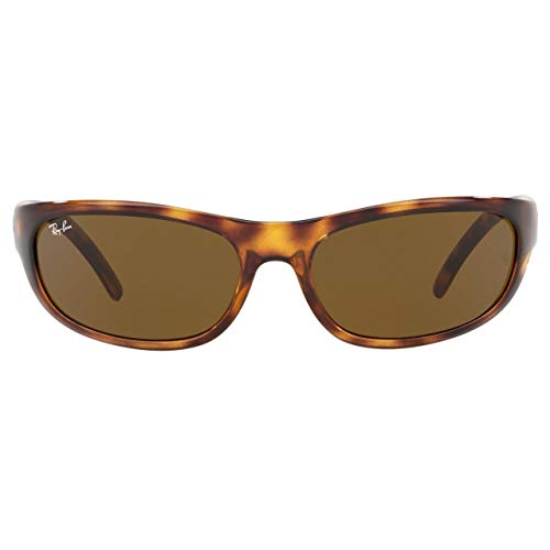 Ray-Ban Women's RB4033 Rectangular Sunglasses, Havana/Brown, 60 mm2