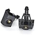 Suitable For 2Pcs Car Front Windshield Washer Wiper Water Spray Nozzle Suitable For Nissan TIIDA SYLPHY X-trail Venucia D50 R50 - Auto Accessories Fit For