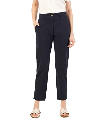 Image of FYLTR Womens Regular Stretch Cotton, Comfortable, Soft Khaki Trousers