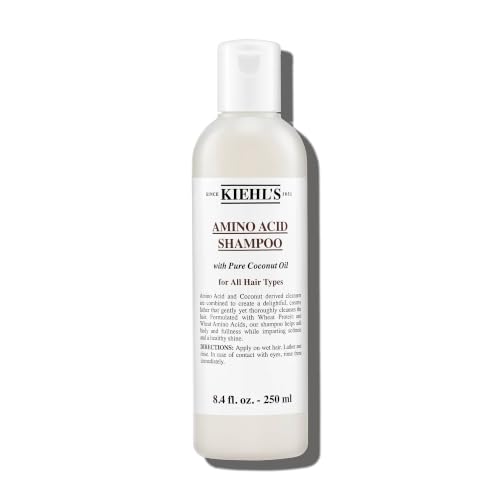 KIEHL'S Amino Acid Shampoo, feuchtigkeitsspendendes Volumen-Haarshampoo mit Aminosäuren, Haarpflege für weiche glänzende Haare