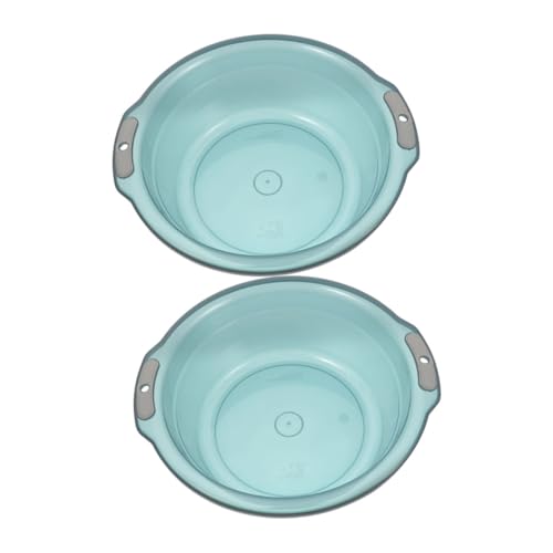 Didiseaon 2pcs Foot Wash Basin Spa Large Foot Soaking Tub Round Plastic Foot Bath Basin Dish Tub for Laundry Hand Wash