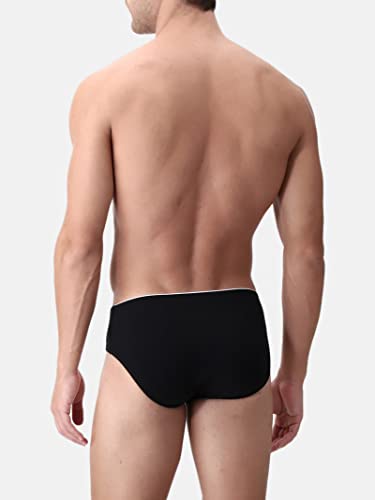 Slip Medio Match Bi-Pack Nero Tg 6 - Xl - 5