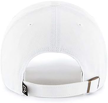 47 NCAA Purdue Boilermakers Mens Clean Up Adjustable Hat Clean Up Adjustable Hat, White, One Size