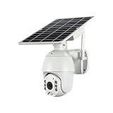 Caméra de sécurité dôme PTZ 4G Starlight 2 MP avec panneau solaire et audio bidirectionnel, alimentée par l'énergie solaire