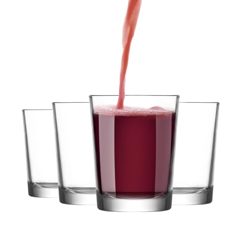 LAV Water Glass Set of 6 | Juice Glasses | Versatile for Juice, Water, and Cocktails | Ideal for Daily Use, Parties, Entertaining Guests, Kitchen, Dining, and Special Occasions | 165cc | 5.5oz