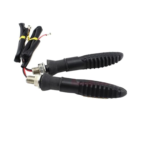 Clignotant moto ambre 2 pièces flexible pour éviter les casses