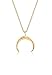Produktbild Elli Halskette Damen Sichel Halbmond Astro Blogger in 925 Sterling Silber Vergoldet