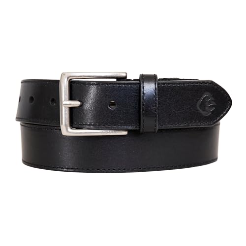 Wolverine Men Rugged Boot Leather Work Belt, Flex-Black, 46