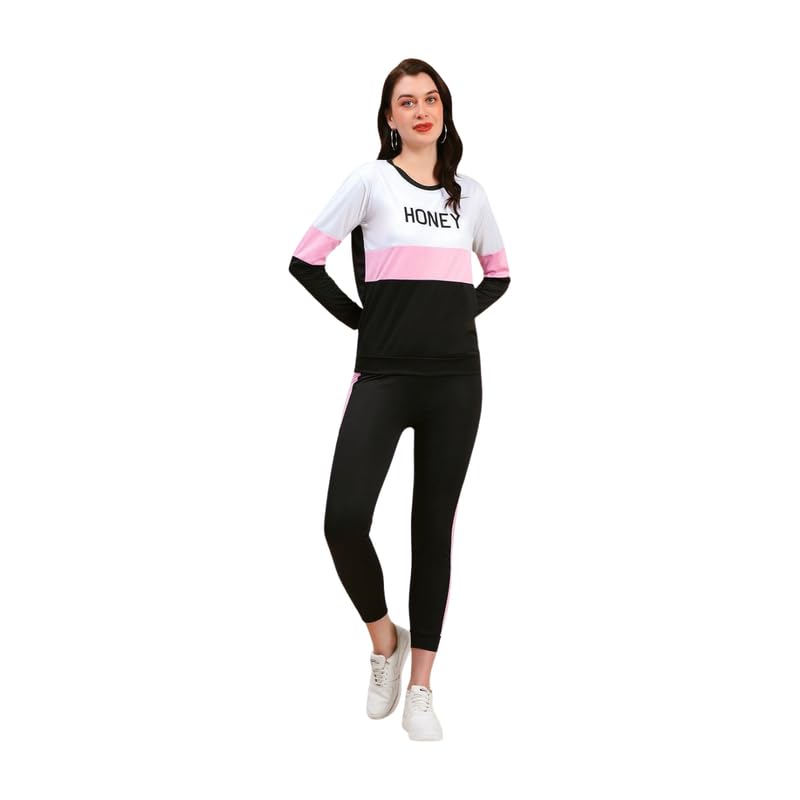 Women's Body Fitted Gym Running Sports Track Suit | Regular Casual Fit | for Fitness & Workout, Gym | Track Suit for Girls & Women-image-28