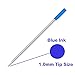 10 Pack, Pen Savings Ballpoint Pen Refills Compatible with Cross Ballpoint Pens, Medium, Bulk Packed (Blue)