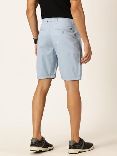 Image of Thomas Scott Men's | Solid | Mid Rise | Light Weight | 100% Cotton | Casual | Chino | Shorts for Men