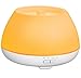 ZubuFitd 500mL Aroma Diffuser für ätherische öle, 23dB Geräuschloser Duftöl mit 8 Farblichter, BPA-freier Diffusor, 4 Timern, 20 Stunden Laufzeit, Wasserlose Automatische Abschaltung(Ganz Weiß)