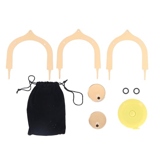 Golf Putting Gates, Improve Putting with 3 Different Sizes, Suitable for Indoor Outdoor Practice Training (Gold)