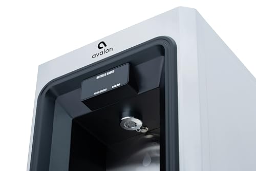 Image of Avalon Freestanding Bottle Filler, High Capacity Cooling, Sensor Dispensing, UV Cleaning, Digital Bottle Counter Display, Dual Filtration, WiFi Enabled