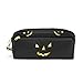 Produktbild für Student Boy Girl Kosmetische Schminktasche Tasche Geldbörse Bleistiftetui Schreibwaren Tasche Lofthouse Halloween Zuckerschädel Dunkelschwarzer Reißverschluss