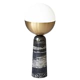 Attacco E27: la lampada da tavolo è compatibile con lampadine con attacco E27 (lampadina non inclusa). La lampada da tavolo può cambiare il colore della luce e l'atmosfera sostituendo la lampadina, è facile da pulire ed è durevole.