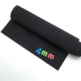 Neopren Stoff 4 mm doppelseitiger Neopren-Nähstoff, Neoprenanzug, dehnbar, wasserdicht und Winddicht, Jersey-Stretch-Trikot(45cm x 20cm)