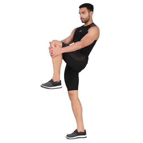 Image of ReDesign Apparels Nylon Compression Shorts Tights for Multi Sports (Color Options)