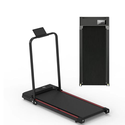 Image of Walking Pad Under Desk Treadmill, Portable Compact Electric Walking Treadmill with Remote Control for Home Office, Quiet Fitness Machine