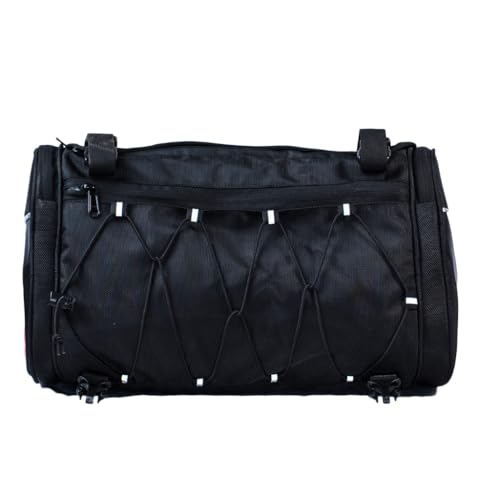 Image of Raida Compass T35 Motorcycle Tail Bag | 35L | 1680D Fabric, EVA Reinforced | Detachable Flap for Extra Luggage | Sling-Bag Convertible | Rain Cover Included