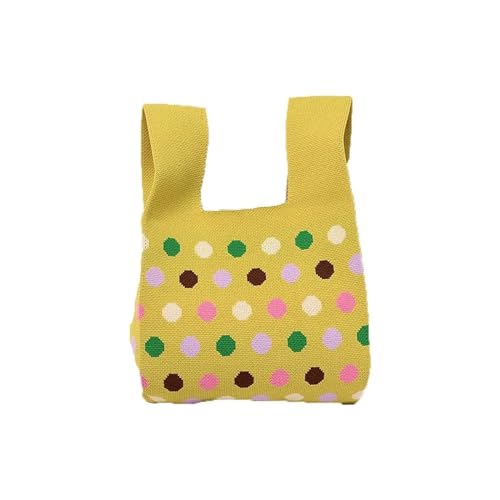 Sac de poignet à nœud japonais fait main en tissu imprimé style minimaliste