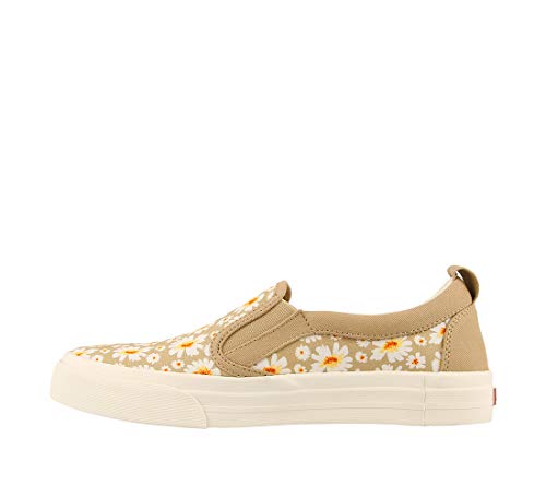 Image of Taos Rubber Soul Slip-On Women's Sneaker - Fresh and Clean Canvas Design with Effortless Style, Removable Footbed and Arch Support - Elevated Comfort for All-Day Fashion