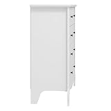 Galano Stella 3+2 Drawer Chest - Modern Storage Cabinet with 5 Drawers - Organizers for Bedroom, Hallway, or Living Room (White) - Image 6
