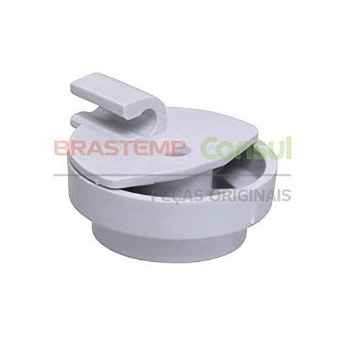 Roldana cesto lava louças Brastemp original cinza W10384339
