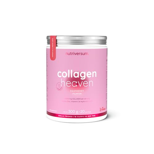 Nutriversum Collagen Heaven Colágeno Hidrolizado 300g Frambuesa con Ácido Hialurónico y Zinc