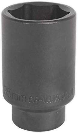Sealey Sx005 Impact Socket 35Mm Deep 1/2Sq Drive, Black - Image 3