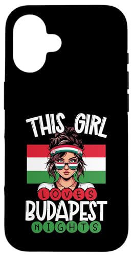 This Girl Loves Budapest ハンガリーのプライド マジャール ハンガリー スマホケース iPhone 16 用