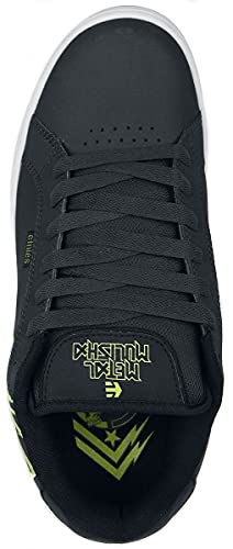 Image of Etnies mens Metal Mulisha Fader Skate Shoe, Dark Grey /Black, 8 US