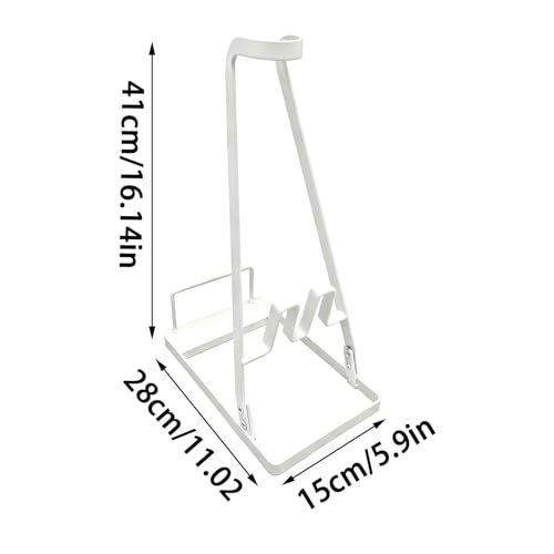 Organizador de almacenamiento para soporte de aspiradora ideal para cocina, salón y baño 6