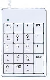 roasu USB 10-Key Board TNK – su218 W