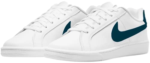 Nike Women's Court Royale 2 Sneakers, White/Blustery-Black, 6.5 M US