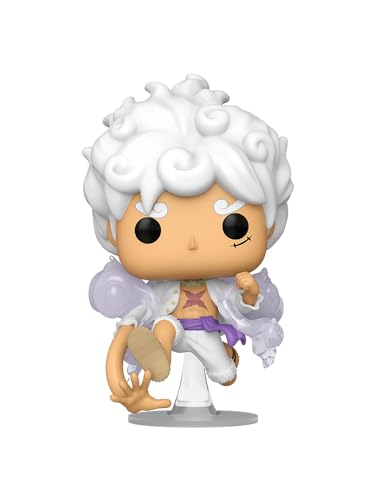 Epic Collectibles Pop Anime: One Piece - Conjunto de bonecos de vinil Luffy Gear Five com protetor d