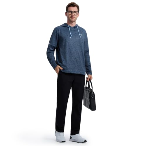 Image of M MAELREG Hoodies for Men Golf Fleece Hooded Sweatshirts Dry Fit Athletic Lightweight Casual Midlayer Mens Hoodies Pullover