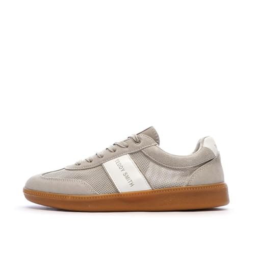 Baskets beige homme Teddy Smith Z.Serr en toile respirante