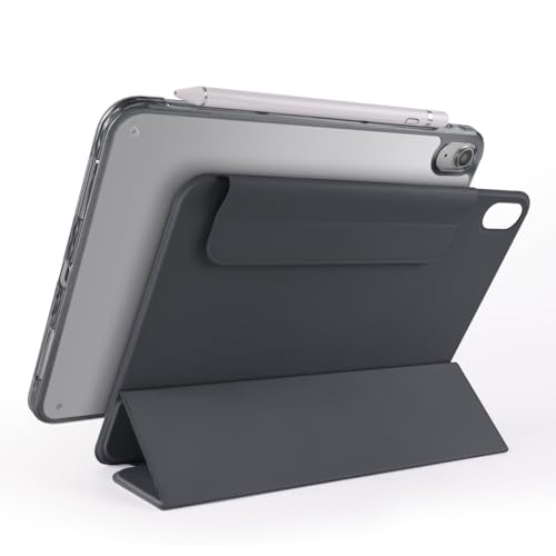 Étui en cuir noir et silicone premium pour iPad 5e gen 9.7