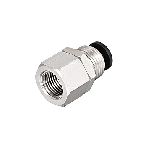 Accesorios de bloqueo de empuje M METERXITY BSPT de 1/8, conectores neumáticos de 6 mm 6