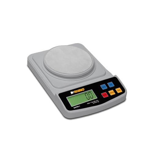 Opiniones y reviews de bascula gramera walmart los 5 mejores. 49 RHINO, Báscula de Precisión, 1kg / 0.1g Precisión, Acero Inoxidable, Función de Conteo de piezas, Pesaje Estándar y TARA, Pesa en gramos, libras y onzas, Diseño Compacto,...