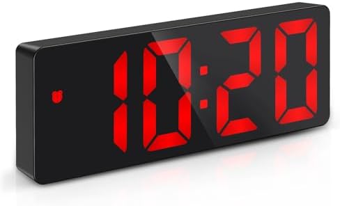ZAPALA Expert LED Digital Alarm Clock, Desk Bedside Clock with Snooze ...