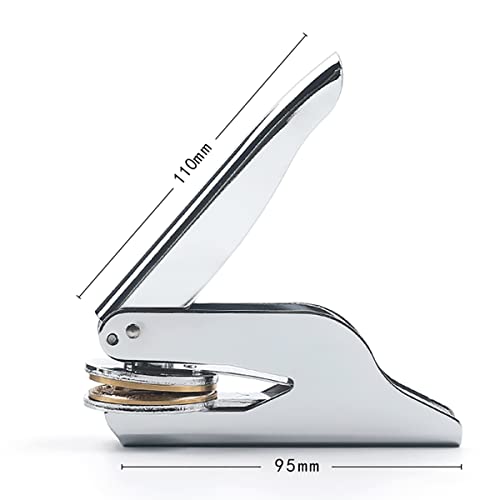 Custom Logo Embosser for Business Stationery - Create Your Own Text Logo Embosser