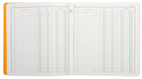 Piqûre position de compte Exacompta 950E registre comptable vertical - 5